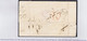 Ireland Guernsey 1807 Medium Red IRELAND Handstamp On Cover Dublin To Priaulx In Guernsey Rated "1/6" - Prephilately