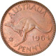 Monnaie, Australie, Elizabeth II, Penny, 1964, TTB, Bronze, KM:56 - Penny