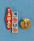 1 PIN'S //  ** ENSEIGNE CAROTTE / TABAC Et LOTO ** . (Yoshinori Pin's Bijoux En France) - Jeux