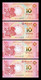 Macao Set 4 Banknotes 10 Patacas Caballo 2014 Cabra 2015 Same Termination Pick 87 88 117 118 SC UNC - Macao