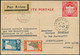 NIGER 1° Vols LET - 24/4/1933, Zinder/Alger, 6ème Voyage, Cp Spéciale Pour La France, Par Escadrille Militaire (Saul 19) - Otros & Sin Clasificación