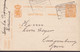 Luxembourg Postal Stationery Ganzsache Entier 7½c. Wappen Ambulant Bahnpost TROISVIERGES-LUXEMBOURG Convoyage 1920 ' - 1914-24 Marie-Adelaide