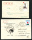 CHINA PRC -  Five (5)  SPECIAL COMM TABLE-TENNIS COVERS And A Folder With Stamp.  Some Sent By Post., - Lots & Serien