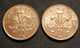 GRANDE BRETAGNE - LOT DE 2 PIECES DIFFRENTES - 2 PENCE 1996 - KM 936a - 2 PENCE 2000 - KM 987 - Elizabeth II - E. 2 Pence