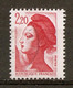 1985 Liberté De Gandon N°2376 (type I) Variété 3 Bandes Phosphore - Gebruikt