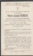 ABL, Renders Né à Lasne 1883 , Décédé à Cabourg Près De La Panne En 1918 - Obituary Notices