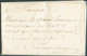 LAC De BERGH le 16 Mai 1734 Vers Adressée à Mr. De Traux, Secrétaire Des Etats Et Avocat Au Conseil Provincial De Luxemb - ...-1852 Prefilatelia