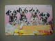 6980 Télécarte Collection  CHIEN  DALMATIENS  Fleurs ( Recto Verso)  Carte Téléphonique - Honden