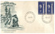 (OO 26) Australia FDC - USA Memorial In Brisbne QDL - California Discovery Of Gold - Sonstige & Ohne Zuordnung