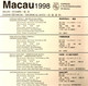 MAC0999MNH-Macau Annual Booklet With All MNH Stamps Issued In 1998 - Macau -1998 - Markenheftchen