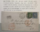 LAUSANNE 1867 Brief>LONDON GB, Tadellose ZNr 34,31e: 1862 Sitzende Helvetia 40 + 10 Rp. Ex Provera (Schweiz VD Cover - Storia Postale