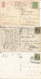 LUXEMBURG - 3 FRANKED PCs WITH 3 DIFFERENT TPOs  1908, 1931 AND 1937- CLEAR CANCELLATIONS - Frankeermachines (EMA)