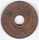 East Africa 5 Cents 1943  George VI, En Bronze , KM# 25 - Britse Kolonie