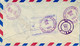 1963 CUBA , SOBRE CERTIFICADO , ESTACIÓN CARMELO ( HABANA ) - AUSTIN , CORREO AÉREO , LLEGADA , BOXEO , FAUNA - Covers & Documents