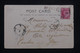 INDE - Oblitération Sea Post Office Sur Carte Postale De Agra En 1903 Pour La France - L 96907 - 1902-11 Roi Edouard VII