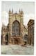 Ref 1486 - 1946 J. Salmon ARQ A.R. Quinton Postcard - West Front - Bath Abbey Somerset - Bath