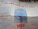 Kolonijalna Banka Beograd Big Poster Calendar 1927 70 X50 Cm - Grand Format : 1921-40
