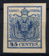 Lombardo-Veneto Sa 11 / 22 Mi 5 Not Used (*) SG   Ristampa  Reprint - Lombardo-Vénétie