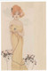 RAPHAEL KIRCHNER - ILLUSTRATEUR ILLUSTRATION FEMME ART NOUVEAU - COPIE Photo D'une Carte Postale - Duplicata Artisanal - Kirchner, Raphael