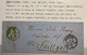 GENEVE 1866 Brief>STUTTGART WÜRTTEMBERG ZNr 34 1862 Sitzende Helvetia 40 Rp. Ex Provera (Schweiz Lettre Suisse Cover - Cartas & Documentos