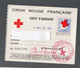 Marmande (47 Lot Et Garonne)  Carte  D'adhérent De La CROIX  ROUGE 1961 Avec 2 Vignettes (PPP28695) - Red Cross