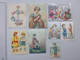 CHROMO Tous Format: ENFANT Lot 8 Différents Même Thème - Demoiselle Marin Raquette Servante Bonhomme Neige Bicorne Pêche - Andere & Zonder Classificatie