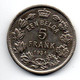 Belgique -  5 Francs  1931 TB+ - 5 Frank & 1 Belga