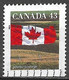 Canada 1994. Scott #1359d Single (U) Flag And Prairie - Single Stamps