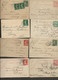 LOT DE 10 LETTRES  ENTIERS POSTAUX DES ANNEES 1906 A 1920 - Kaartbrieven