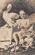 Carte Photo Dessin D'Enfant-Petit ANGE Gardien En Alsace-Bas-Rhin-Haut-Rhin-Cigogne-Illustrateur G. Schöbel-Berlin-1900 - Kindertekeningen