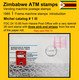 Zimbabwe ATM 1 / 00,26 With Three Pink End Strips On FDC Harare / Frama Automatenmarken No Rhino - Zimbabwe (1980-...)