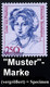 B.R.D. 1989 (Juli) 250 Pf. "Königin Luise V. Preußen" Mit Amtl. Handstempel  "M U S T E R" , Postfr. + Faksimil. Ankündi - Napoléon