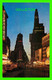 NEW YORK CITY, NY - MANY BUILDINGS AT NIGHT -  MANHATTAN POST CARD CLUB  CO - - Time Square