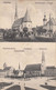 4352) ALTÖTTING - Grandenkapelle Rathaus - Kapellplatz Pfarrkirche - Tolle Alte ZWEIBILD AK !1916 - Altoetting
