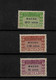 PORTUGAL MACAU - PORTEADO 1947 IMPERIO COLONIAL PORTUGUÊS - 3 VALUES (STB8#56) - Impuestos