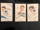 3 Cards / Chromos - Bene Publicita - 1950s - Cyclists - Cyclisme - Ciclismo -wielrennen - Cycling