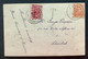 TX 10 C. BRUXELLES 1919 BRUSSEL Op Postkaart Fleurus - Brussel - Lettres & Documents