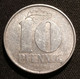 RDA - ALLEMAGNE - GERMANY - 10 PFENNIG 1968 A - KM 10 - 10 Pfennig