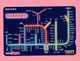 GIAPPONE Ticket Biglietto Map - Kansai Railway Lagare Card 1.000 ¥ - Usato - Mundo