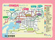 GIAPPONE Ticket Biglietto Map - Kansai Railway  Card 1.000 ¥ - Usato - Welt