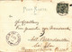 4445) GRUSS Aus ELLWANGEN - Wunderbare S/W LITHO - HAUS DETAILS Mit Strasse 1900 !! - Ellwangen