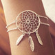 BRACCIALE ARGENTATO ACCHIAPPA-SOGNI DREAM CATCHER BRACELET SILVER - Armbänder