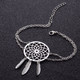 BRACCIALE ARGENTATO ACCHIAPPA-SOGNI DREAM CATCHER BRACELET SILVER - Armbanden