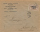 LETTRE COMPTOIR NATIONAL D'ESCOMPTE PARIS MERSON 15 MILLIEMES ALEXANDRIE EGYPTE COVER EGYPT - Storia Postale