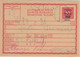 Polen - 25 H./10 H. Ganzsache Telegramm-Aufgabeschein Bielitz 1919 - Stamped Stationery