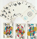 JEU "HERON"  CARTES PUBLICITAIRES MICHELIN  /2 JOKERS /TABLEAU  CONTRATS  BRIDGE - 54 Cards