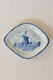 Ancienne Assiette Miniature Moulin Hollande Bleu De Delft 9 Cm Très Bon état - Delft (NLD)