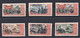 1947  RUSSIA, SOVIET, OCTOBER REVOLUTION, 30th ANNIVERSARY, SET OF 6 STAMPS, MNH, IMPERF - Ongebruikt