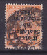 Great Britain Overprinted 1922 Ireland Perfin Perforé Lochung 'HTD' ERROR Variety Misplaced Perfin DUBLIN Cancel - Imperforates, Proofs & Errors