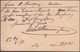 Germany - Postal Stationery Card, Ganzsache P 10 + Mi 33. COELN, Köln 26.6.1877 - Uster, Schweiz (bent In The Middle). - Andere & Zonder Classificatie